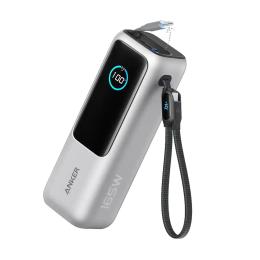 Зовнішній портативний акумулятор Anker A1695H41 25000mAh Silver 165W