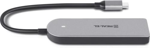 USB-хаб REAL-EL CQ-415 Chalk