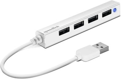 USB-хаб SpeedLink Snappy Slim Phantom White