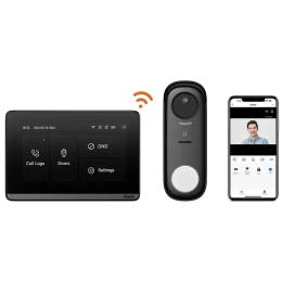 Відеодомофон Dnake DK360W Black комплект