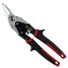 Ножиці по металу Haisser 41151 Black Red Сr-Mo 250 мм праві