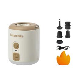 Електричний насос Naturehike CNK2300DQ022 Beige з нічником та вентилятором
