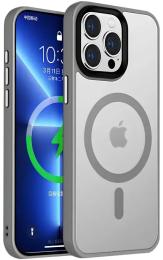 Чохол-накладка Ummi Colorful with MagSafe для Apple iPhone 15 Pro Max Gray