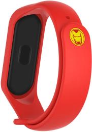 Ремінець для фітнес-браслету ArmorStandart Superhero Edition для Xiaomi Mi Band 5 Iron Man Red (ARM57109)