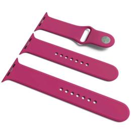 Ремінець для смарт-годинника EpiK для Apple Sport Watch Band 42/44 S/M &amp; M/L 3pcs Marsala Burgundy