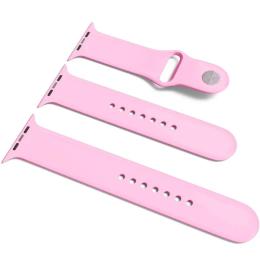 Ремінець для смарт-годинника EpiK для Apple Sport Watch Band 42/44 S/M &amp; M/L 3pcs Light Pink