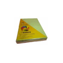 Папір Romus A4 80 г/м2 250sh 5colors, Mix Pastel (R50874)