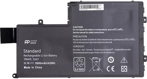 Акумулятор до ноутбука PowerPlant NB441419 DELL Inspiron 15 5547 TRHFF 11.1 V 3800 mAh