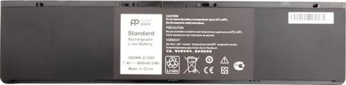 Акумулятор до ноутбука PowerPlant NB440726 Dell Latitude E7440 Series DL7440PK 7.4V 4500mAh D