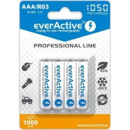 Акумулятор EverActive AAA/HR03 Ni-MH 1050mAh (EVHRL03-1050) BL 4шт