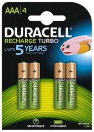 Акумулятор Duracell Recharge Turbo DX2400 AAA/HR03 LSD Ni-MH 900 mAh BL 4шт