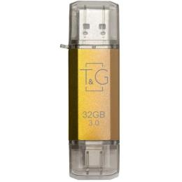 Флеш память T&amp;G USB 16GB Star TG009TC Type-C/USB 3.0 Gold (TG009TC-16GGD3)