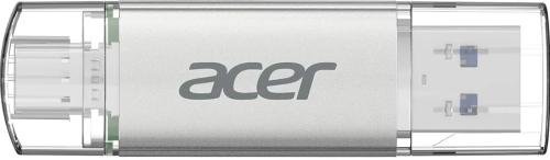 Флеш память Acer 32GB UT300 USB-A/Type-C 3.2 Silver (BL.9BWWA.588)