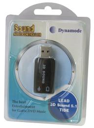 Звукова карта Dynamode 3D Sound (5.1) USB-SoundCard 2.0 Blue зовнішня