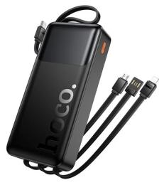 Зовнішній портативний акумулятор Hoco J156A Founder 20000 mAh Black 22.5W