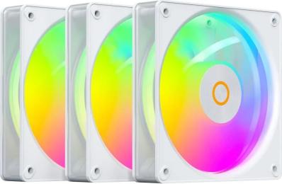 Вентилятор для ПК Ocypus GAMMA F12 ELITE WH ARGB REVERSE BLADE 3 IN 1 (GAMMA-F12-WH3AM01E-GL) White