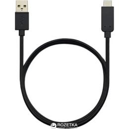 Дата-кабель VALUE S0628 1m USB(тато) - USB Type C(тато) Black