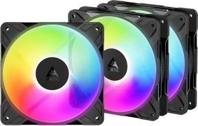 Вентилятор для ПК Arctic P12 Pro Reverse A-RGB 3-Pack Black
