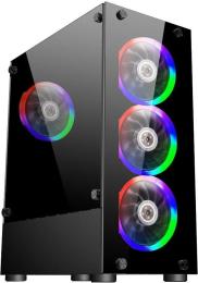 Корпус для ПК 1STPLAYER V2-A-4F1 Black