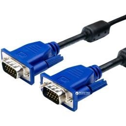 Відео-кабель Atcom 9153 VGA(тато)VGA(тато), 30m 2 ferite
