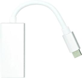 Перехідник PowerPlant CA911851 USB Type C (тато) - DisplayPort (мама) Silver