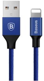 Дата-кабель Baseus CALYW-13 1.2m USB(тато) - Lightning(тато) Blue