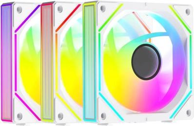 Вентилятор для ПК Ocypus GAMMA F12 UNI ARGB REVERSE BLADE 3 IN 1 WH (GAMMA-F12-WH3AM01U-GL) White