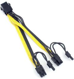 Кабель живлення відеокарт VALUE S0932 ATX 6 pin  ATX 8 pin 0.5 м