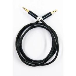Аудіо-кабель DENGOS AUDIO-NTK mini-jack 3.5(тато)mini-jack 3.5(тато), 1m Black