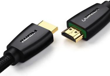 Відео-кабель Ugreen 90401994 HDMI(тато)HDMI(тато), 3m Black v2.0 UltraHD 4K-3D Braided