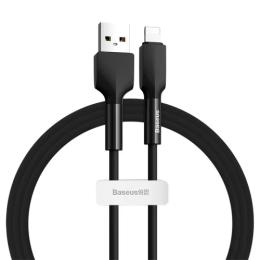 Дата-кабель Baseus CALGJ-01 1m USB(тато) - Lightning(тато) Black