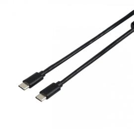 Дата-кабель Atcom 12113 0.8m USB Type C(тато) - USB Type C(тато) Black