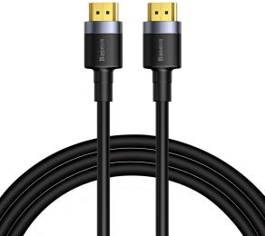 Відео-кабель Baseus CADKLF-G01) HDMI (тато) HDMI (тато), 3m Black 4K
