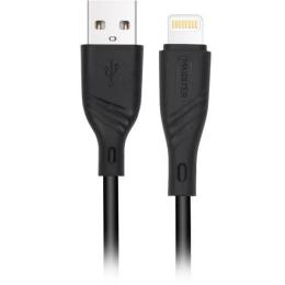 Дата-кабель Maxxter UB-L-USB-02-1m USB(тато) - Lightning(тато) Black