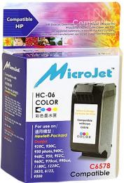 Картридж для принтера MicroJet для HP DJ 930C/950C/970C аналог HP 78 (C6578D) Color (HC-06)