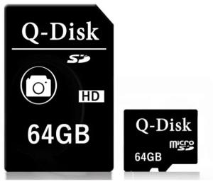 Карта памяті Q-Sat microSD 64GB Q-Disk