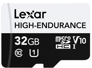 Карта памяті Lexar High-Endurance microSDHC 32GB UHS-I U1 V10 (LMSHGED032G-BCNNG)