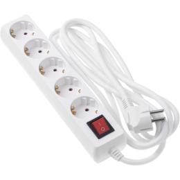 Мережевий фільтр 2E (2E-U05ES15M10) White 5 розеток 10 м