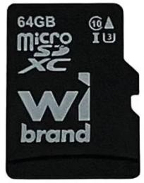 Карта памяті Wibrand microSDXC (UHS-1 U3) 64GB class 10