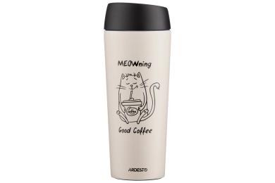 Термокухоль Ardesto Coffee Time Meowning 450мл (AR2645WC)