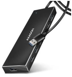 USB-хаб Axagon HUE-F7A Black