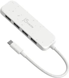 USB-хаб J5create JCH341EW-N USB-C на 4 USB-A White