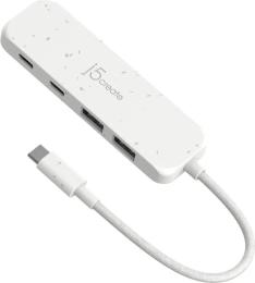 USB-хаб J5create JCH342EW-N USB-C на 2 USB-A/2 USB-C White