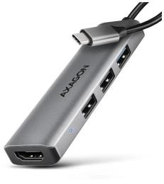 USB-хаб Axagon HMC-H3A Gray