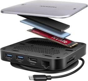 USB-хаб Axagon HMC-UFO Gray