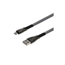 Дата-кабель Grand-X FM-09 1m USB(тато) - microUSB(тато) Black