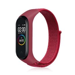 Ремінець для фітнес-браслету BeCover Nylon Style для Xiaomi Mi Smart Band 5 Red (705431)