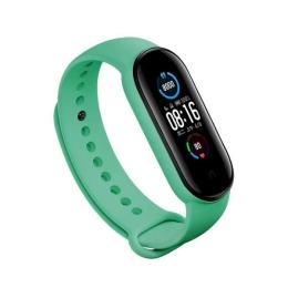 Ремінець для фітнес-браслету BeCover Silicone для Xiaomi Mi Smart Band 5 Green (705067)