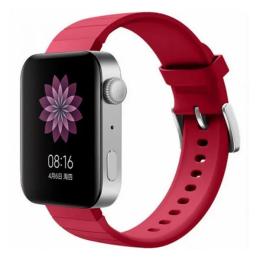 Ремінець для смарт-годинника BeCover Silicone для Xiaomi Mi Watch/Haylou LS02/Amazfit Bip/Bip U/S/Lite/S Lite/GTS 1/2/GTR Red (704520)