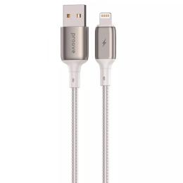 Дата-кабель Proove Dense Metal USB-A (тато) to Lightning (тато) 2.4A (2m) White